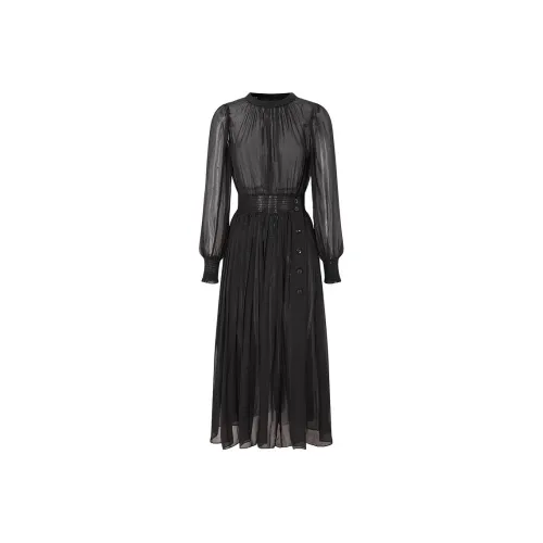 MOUSSY Женские Платья с Длинным Рукавом