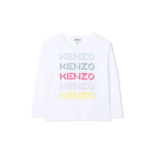 KENZO Белая Детская Рубашка