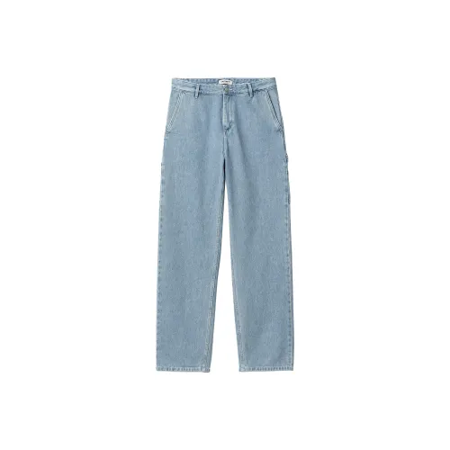 Carhartt WIP W' Pierce Брюки Straight Джинсы Женские Светло-Синий