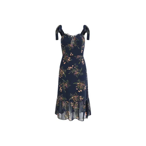 Платье Slip Reformation женское черное