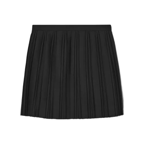 COS Черные Женские Повседневные Короткие Юбки