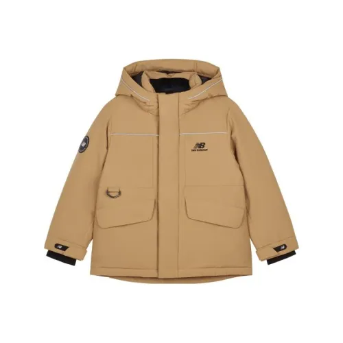 New Balance Пуховик Желтый Детский