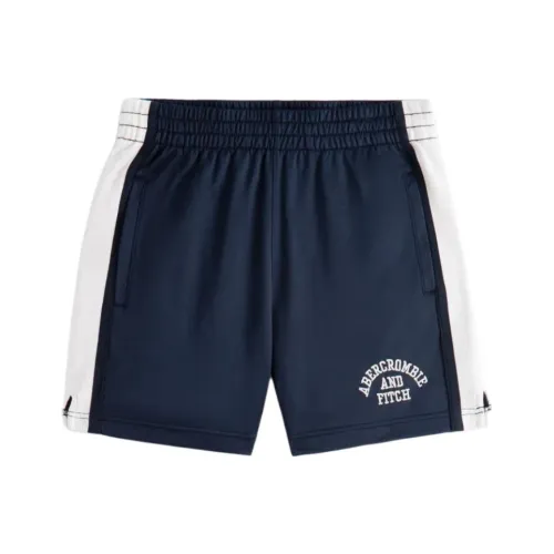 Abercrombie＆Fitch Темно-синие Женские Повседневные шорты