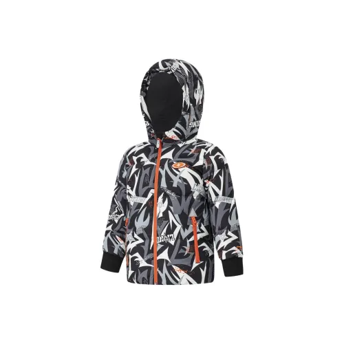 LINING YOUNG Пуховик Черный Белый Детский