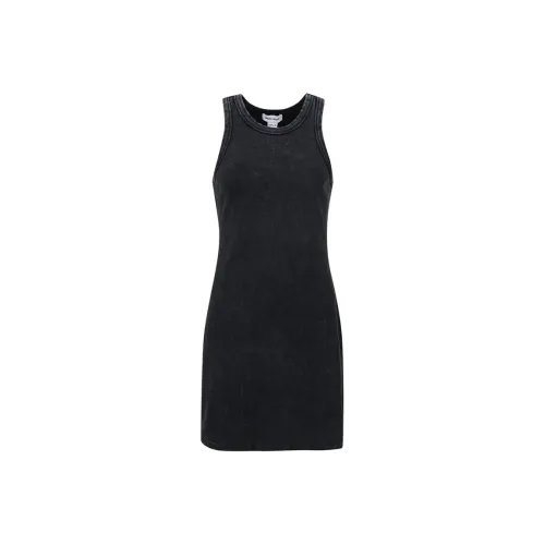 URBAN REVIVO Женская одежда Платье Платье без рукавов Женское Глубокий черный