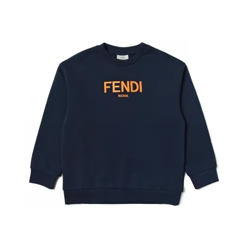 FENDI Свитшот SS23 Темно-синий Детский