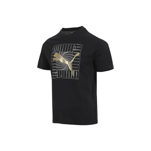 PUMA GRAPHICSFOIL T Рубашка Мужская Черная