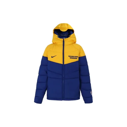 nike Cotton Down Jacket Синий Желтый Многоцветный Детский