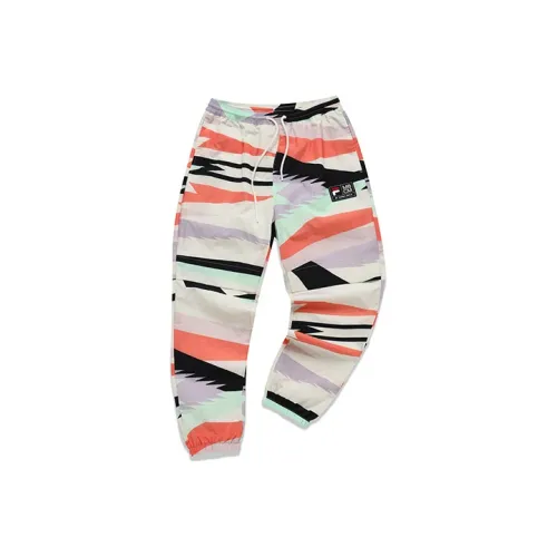 FILA FUSION Marcelo Burlon collaboration Collection Серые Спортивные брюки с камуфляжной основой Женские