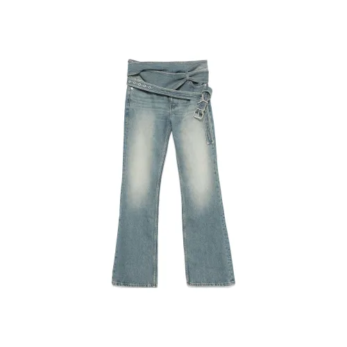 YProject FW24 Джинсы Женские Индиго