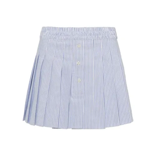 PRADA Синий Женские Повседневные Короткие Юбки