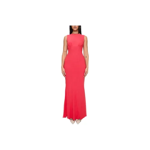 PRINCESS POLLY Bourne Maxi Dress Без рукавов Платье Женское Красный Красный