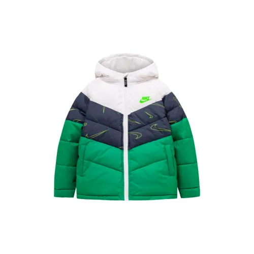 NIKE Белые Kids Утеплённые Куртки