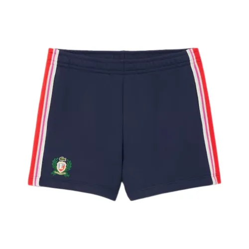 Шорты SS25 LACOSTE Collaboration Повседневные Женские Морской Синий