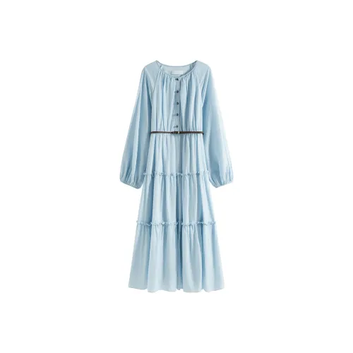 FANSILANEN Длинное платье с длинными рукавами женское