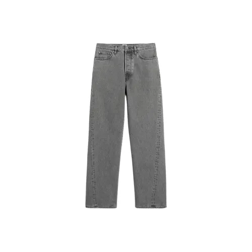 TOTEME SS24 Джинсы Женские Стираемые Средне-Серый