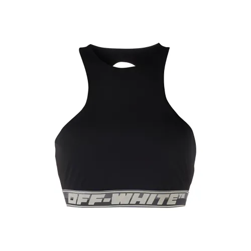 Off Белый FW21 Черный Женские Спортивные майки без рукавов