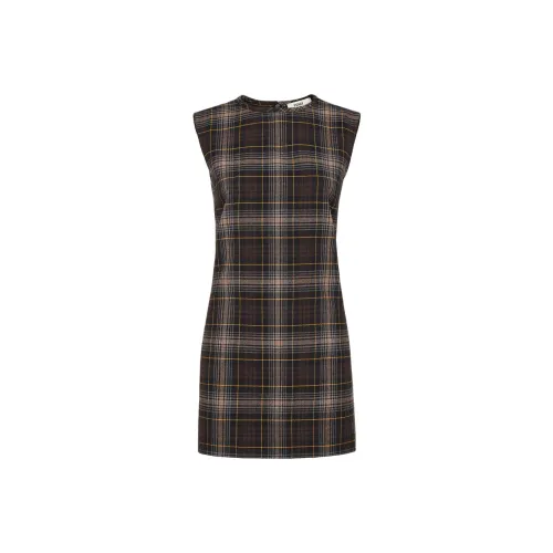 FENDI FW24 Sleeveless Dress Women's Brown