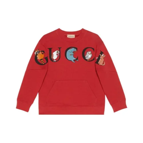 Gucci красный Kids Свитшоты