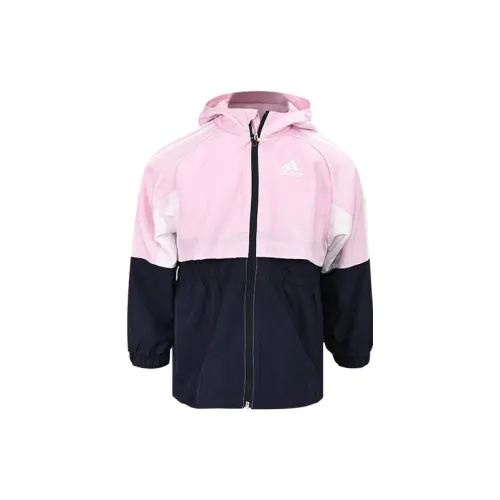 Adidas Куртка Розовая Черная Подростки