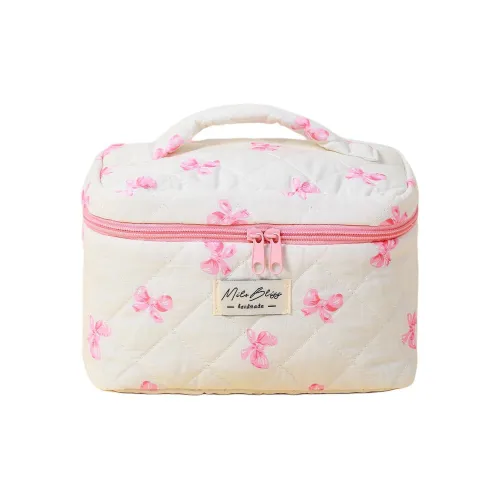 MILO BLISS Instagram стиль Хорошо выглядящий Бант Косметика Сумка для хранения Портативный