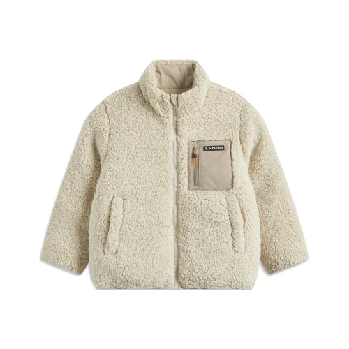 LINING YOUNG Sportlife Хлопковый пуховик Овсяный серый Подростки