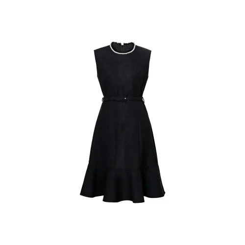 ROEYSHOUSE Без рукавов Платье Женское Черное