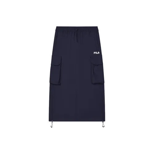 FILA SECRET Зеркальный синий Женские Повседневные короткие юбки