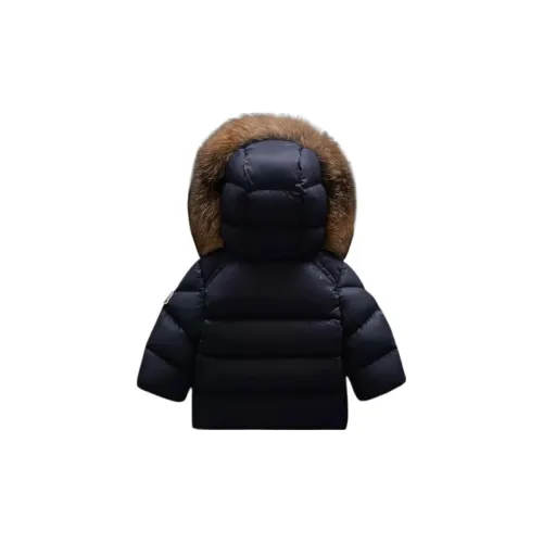 Moncler Однотонный с капюшоном с флисом для детей