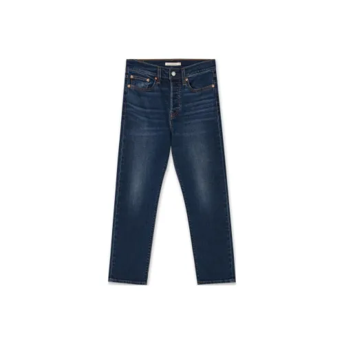 Levis Женские джинсы темно-синего цвета
