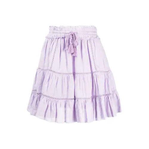 ISABEL MARANT ETOILE Светло-фиолетовый Женские Повседневные длинные юбки