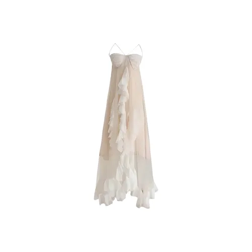 SECFLY OFFICIAL Slip Платье Женское Абрикосовое