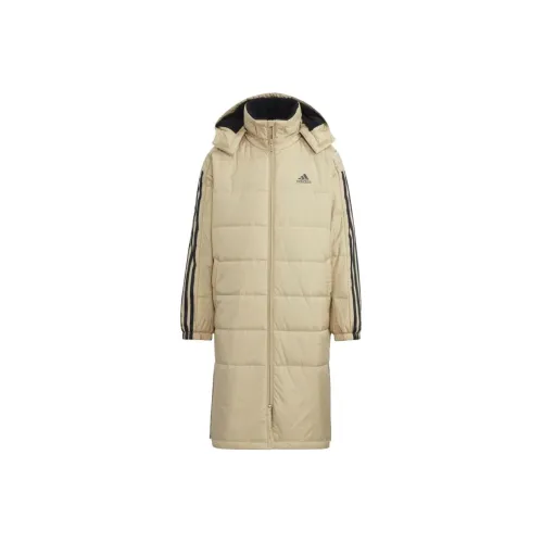 Adidas Бежевый/Черный Унисекс Утеплённые куртки