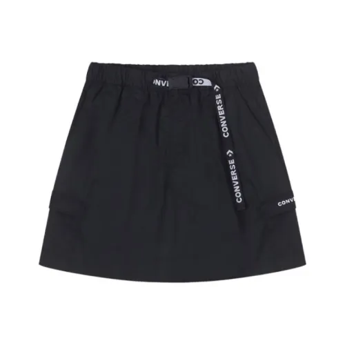 Конверс Повседневные Короткие Юбки Женские Черные