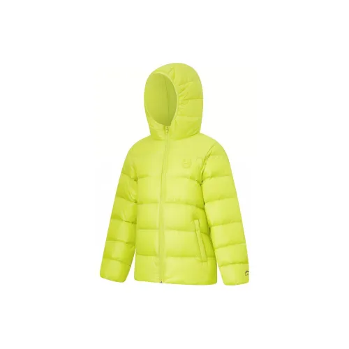 LINING YOUNG Пуховик Яркий Лаймово-Зеленый Детский