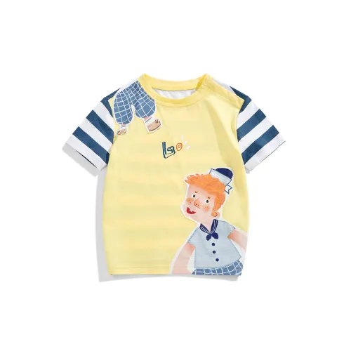Mini Peace Желтый Kids T-рубашки