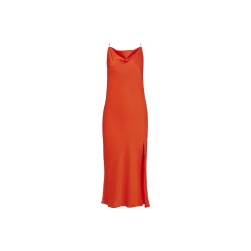ARITZIA BABATON Fonda Satin Dress Slip Dress Women's Hot Cheeky Red Hot Lipstick Red