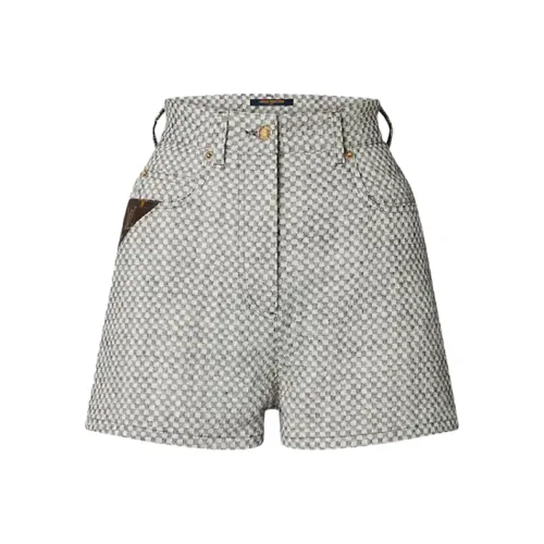 LOUIS VUITTON Джинсовые шорты Женские Черные