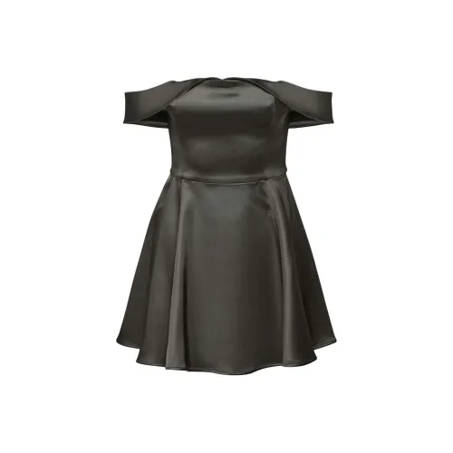 ARITZIA FW24 Ten Aphrodite Satin Sleeveless Dress Dress Women's Coal GREY Угольно-серый