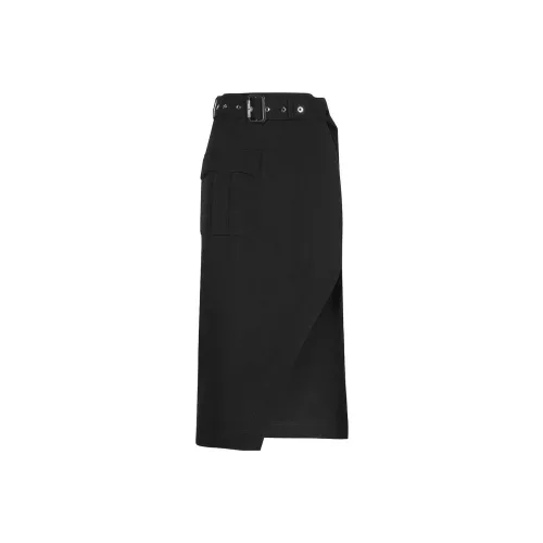 Alexander McQueen Черные Женские Повседневные Длинные Юбки