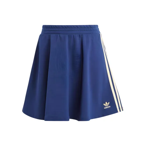 Adidas Originals Юбка Повседневная Короткая Юбка Женская Темно-Синяя