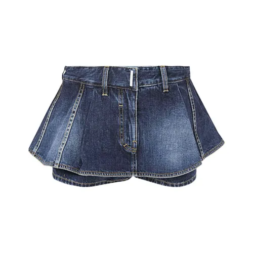Givenchy Синие Женские Джинсовые Шорты