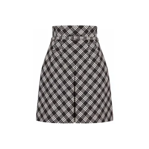 DIOR Черные/Белые Женские Повседневные Короткие Юбки