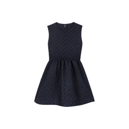 Maje Без рукавов Платье Женское Черное