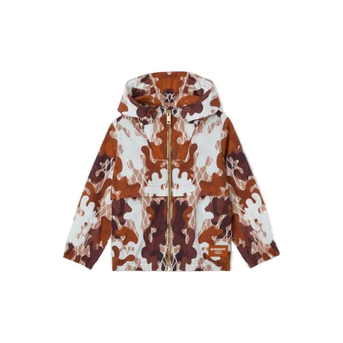 Burberry Куртки и Пальто FW22 Светлый Фундуковый Коричневый Детский