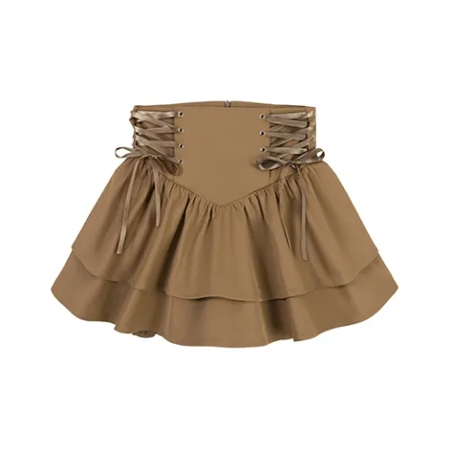 Meat Meat Small Cherries Повседневные короткие юбки Женские