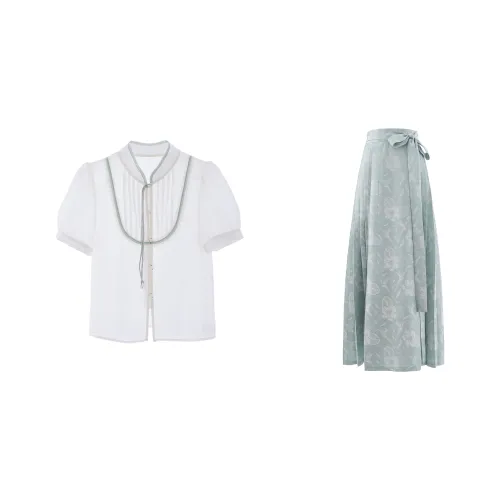 Blovelan Комплект с юбкой Женские Зеленый