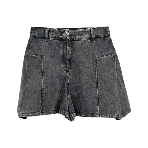 CHANEL Джинсовые короткие юбки Женские Черный