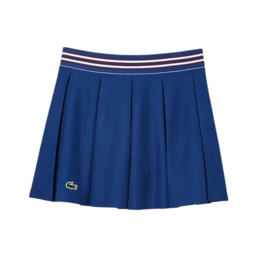 LACOSTE Collaboration Повседневные короткие юбки Женские Methylene Синий