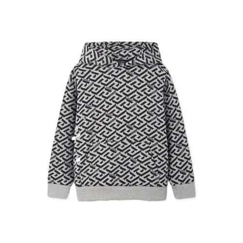 FANSIZHE Свитшот SS23 Серый Белый Детский